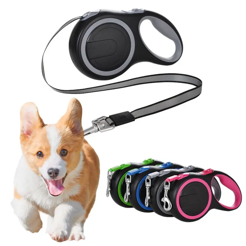 5M 8M Retractable Dog Roulette Leash Durable Tape Dogs Collar Walking Runnin Small