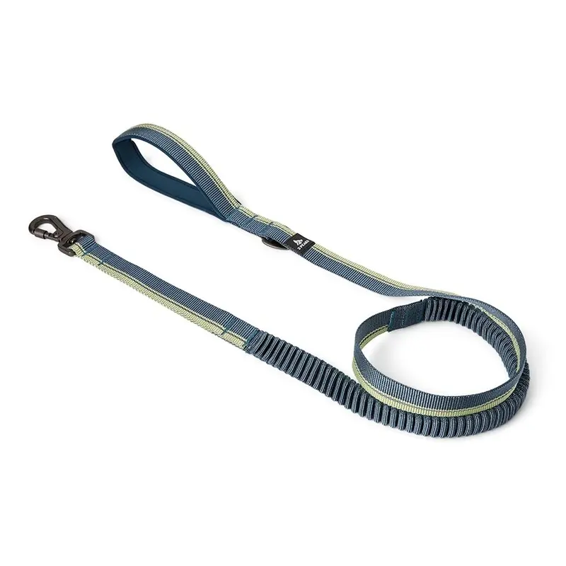 3 Peaks Bungee Shock Absorbing Dog Lead Blue