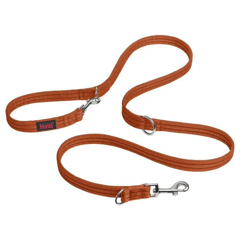 Halti Multi-Use Double Ended Dog Training Lead Burnt Orange Small