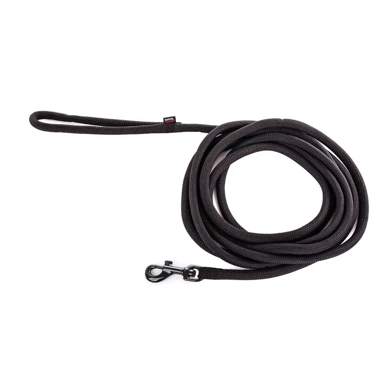 Martin Sellier Noir Round Nylon Lanyard Small
