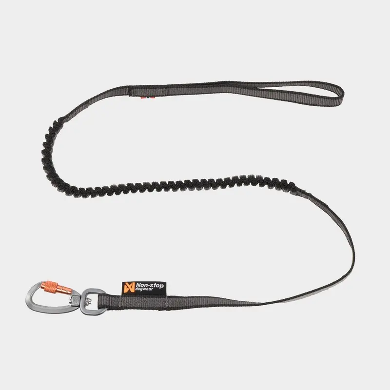 Non-Stop Dogwear Unisex Black Touring Bungee Leash Medium