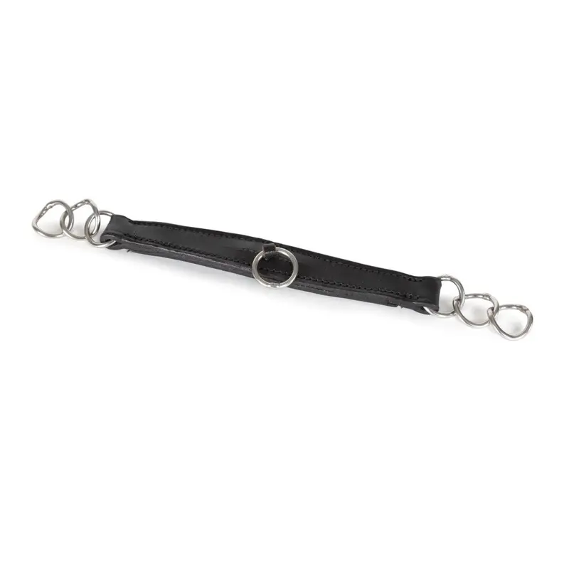 Blenheim Black (Full, ) Leather Horse Curb Chain