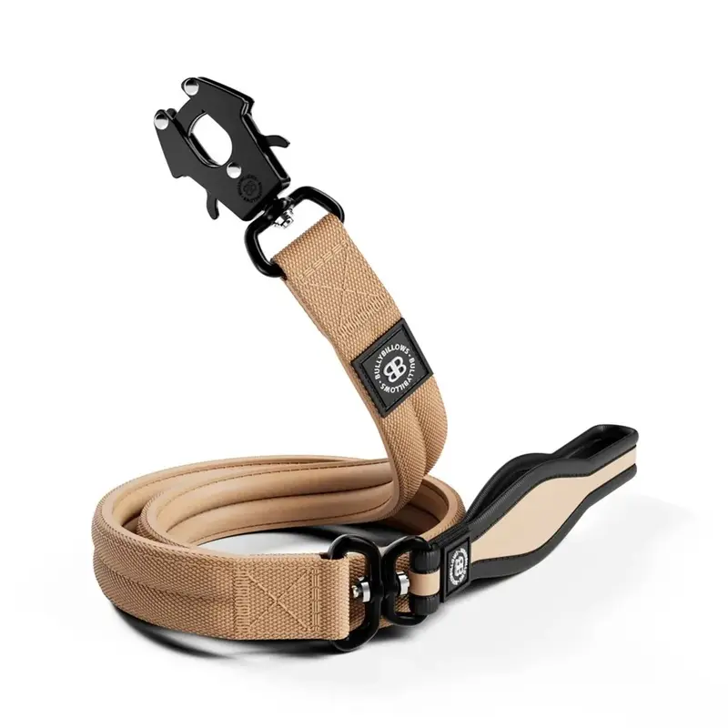 Bullybillows Unisex Beige Mini Combat Lead - Military Tan 1.2M