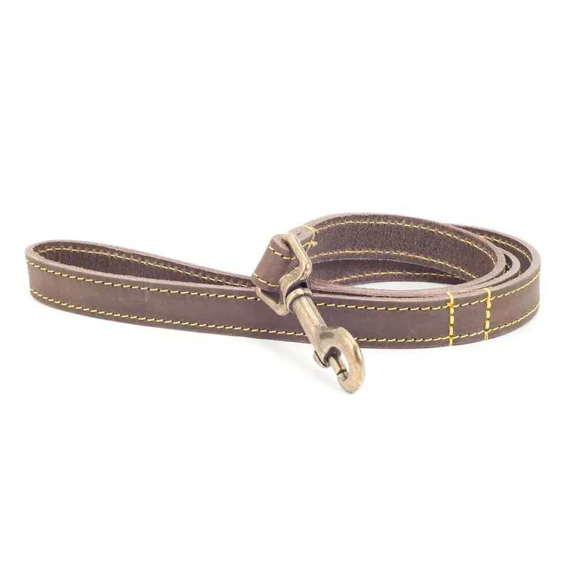 New Ancol Timberwolf Leather Dog Slip Lead