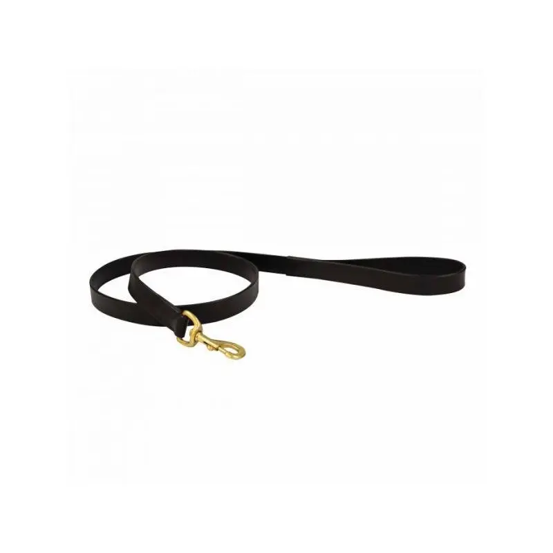 Weatherbeeta Padded Leather Dog Lead - Black Medium