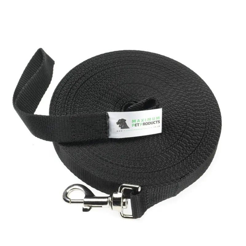 Maximum Pet Products Black Dog Training Lead (100Ft/30M, )