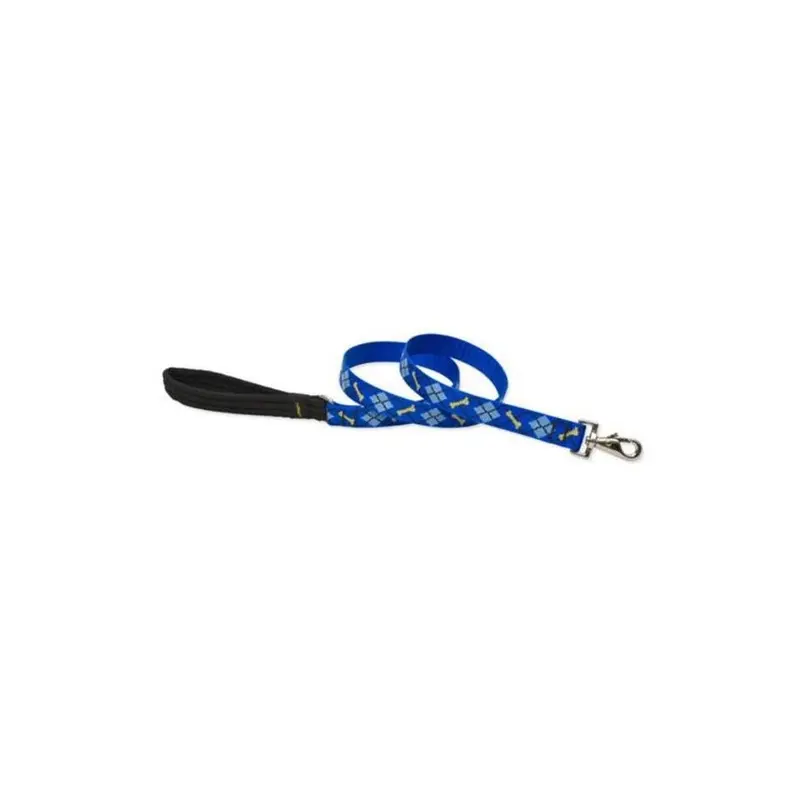 Petpalace 1 In. Dapper Dog 6 Ft. Padded Handle Dog Leash 1In