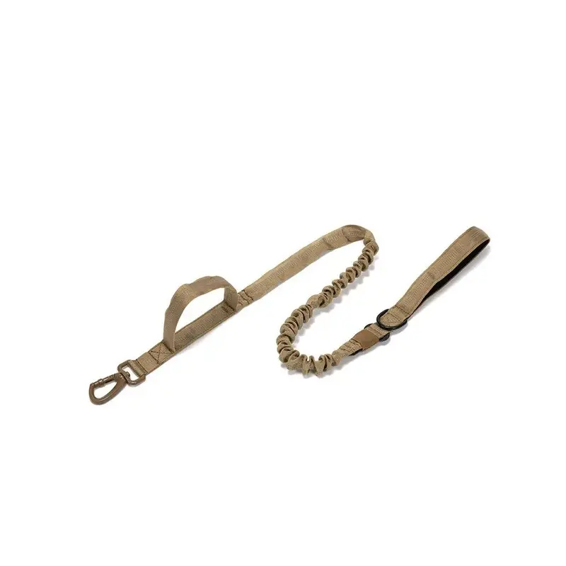 Unbanded Brown Two Handle Training Bungee Dog Leash For And Dogs Medium