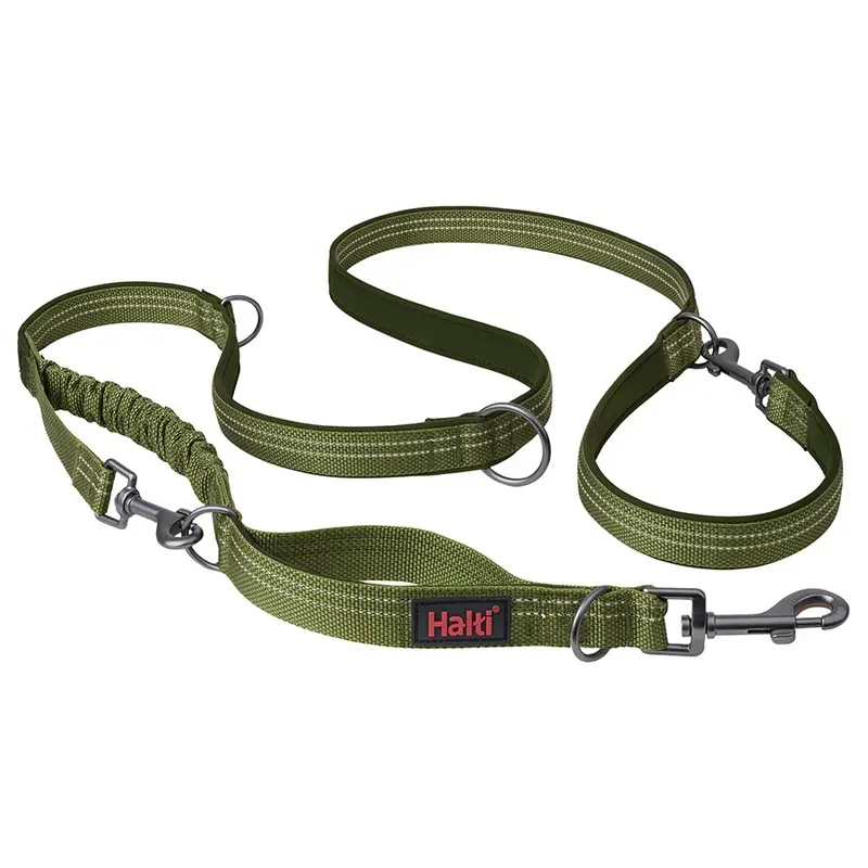Halti Anatomy Dog Multi Lead Green Large