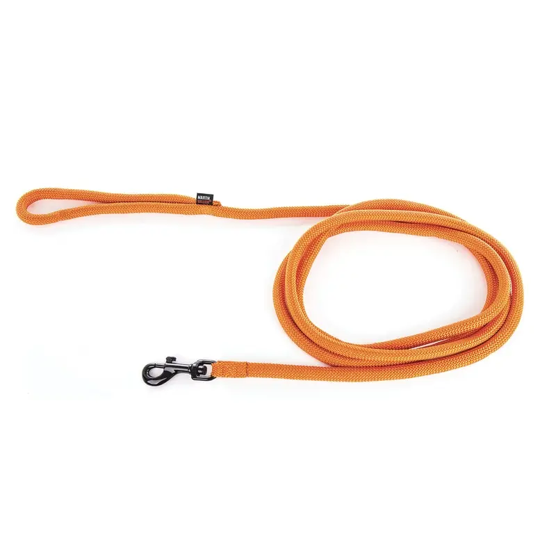 Martin Sellier Orange Round Nylon Dog Leash