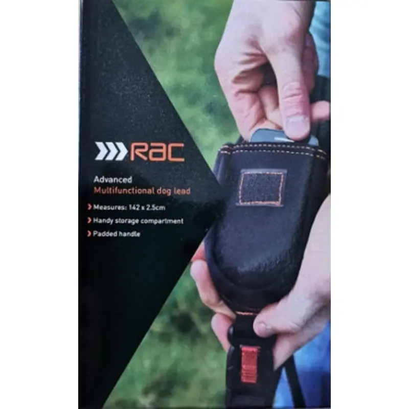 Rac Advanced Nylon Dog Lead - Phone Holder 25Mm X142cm