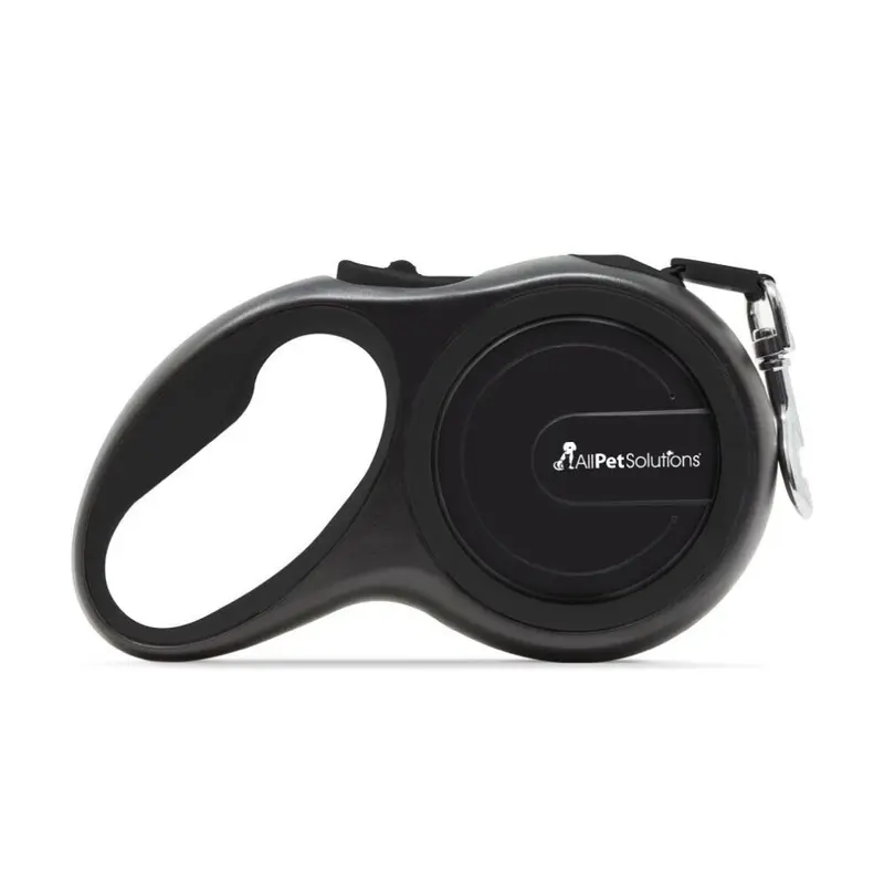 Allpetsolutions Black Retractable Dog Lead Heavy Duty - 50Kg - Colour 8M