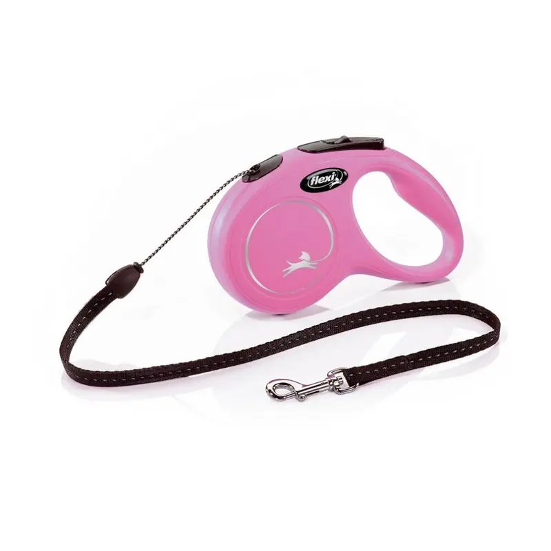 New Flexi (8M, ) Classic Retractable Dog Lead Pink Small