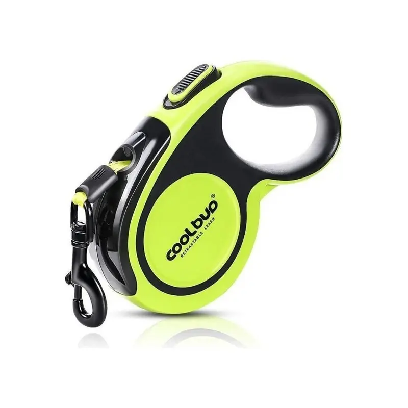 Aihontai Green Retractable Leash - Otherwise - Strong Nylon - For Dogs Up To 50Kg - Color 5M