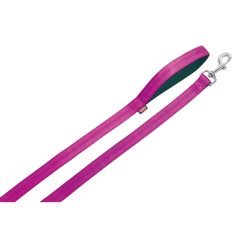 Nobby Soft Grip Dog Lead, 120 cm/15 mm, Purple/Black