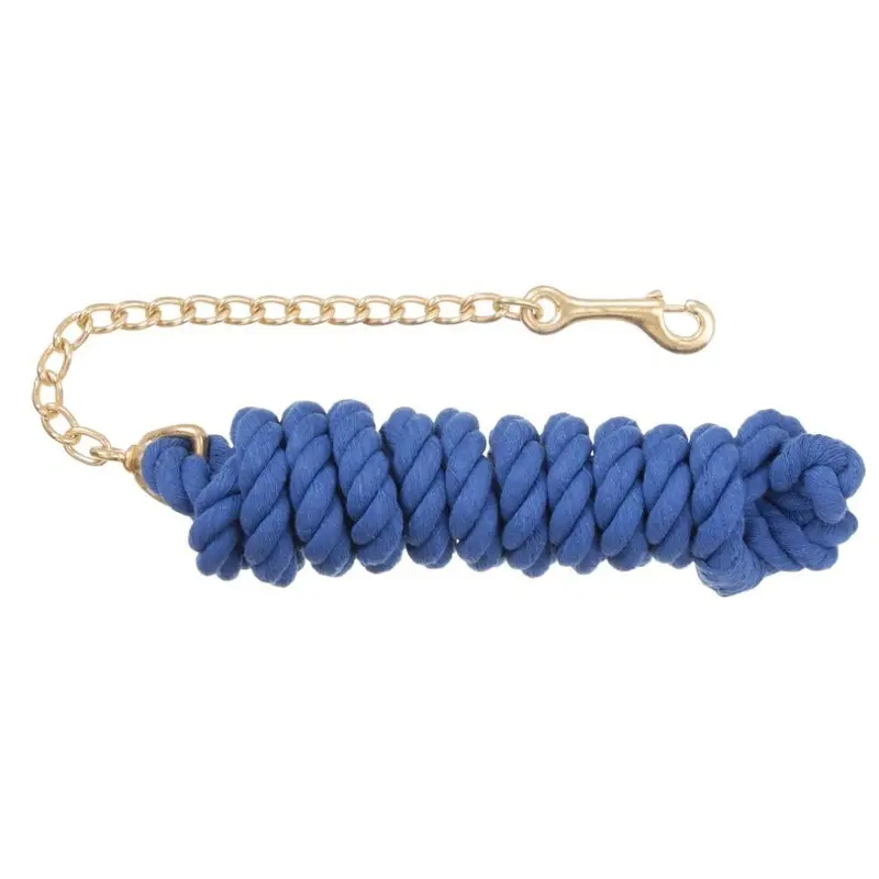 Tough Blue Braided Cotton Lead With Chain Royal 8 1/2 Size 1