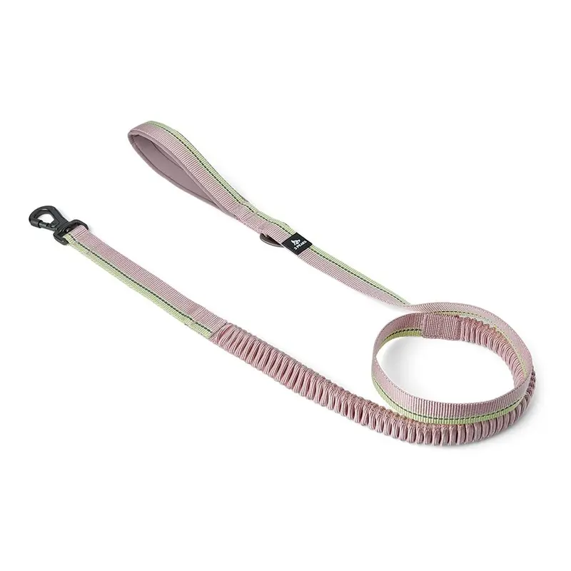 3 Peaks Bungee Shock Absorbing Dog Lead Pink