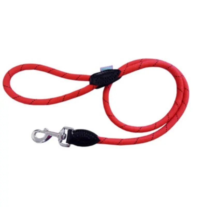 B&Q Red/Black Dogco Mountain Rope Lead With Trigger 120Cm