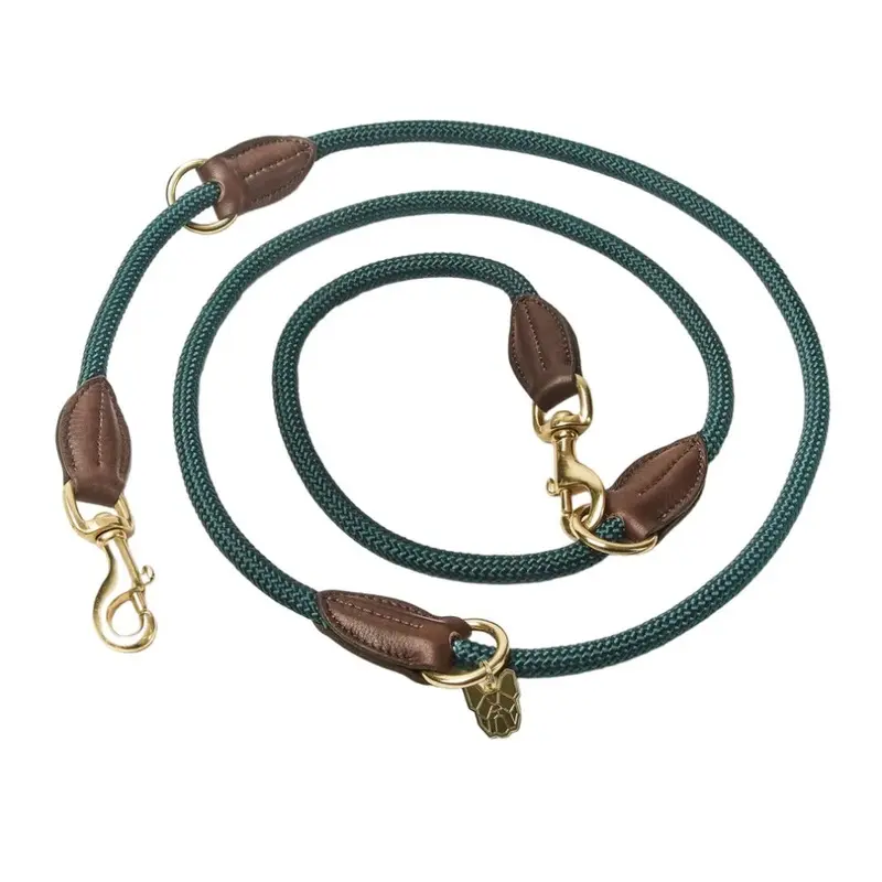 Digby & Fox Green (One ) Leather Dog Lead 180Cm