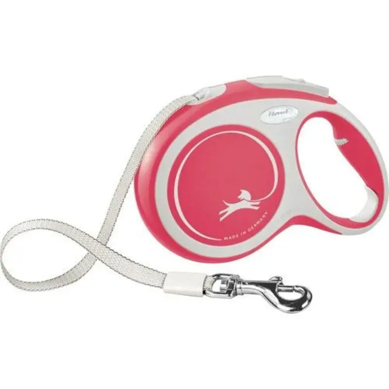 Flexi New Comfort Tape Dog Lead 5M - Red Large