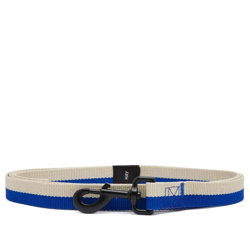 Hay Unisex Blue/Off-White Flat Leash