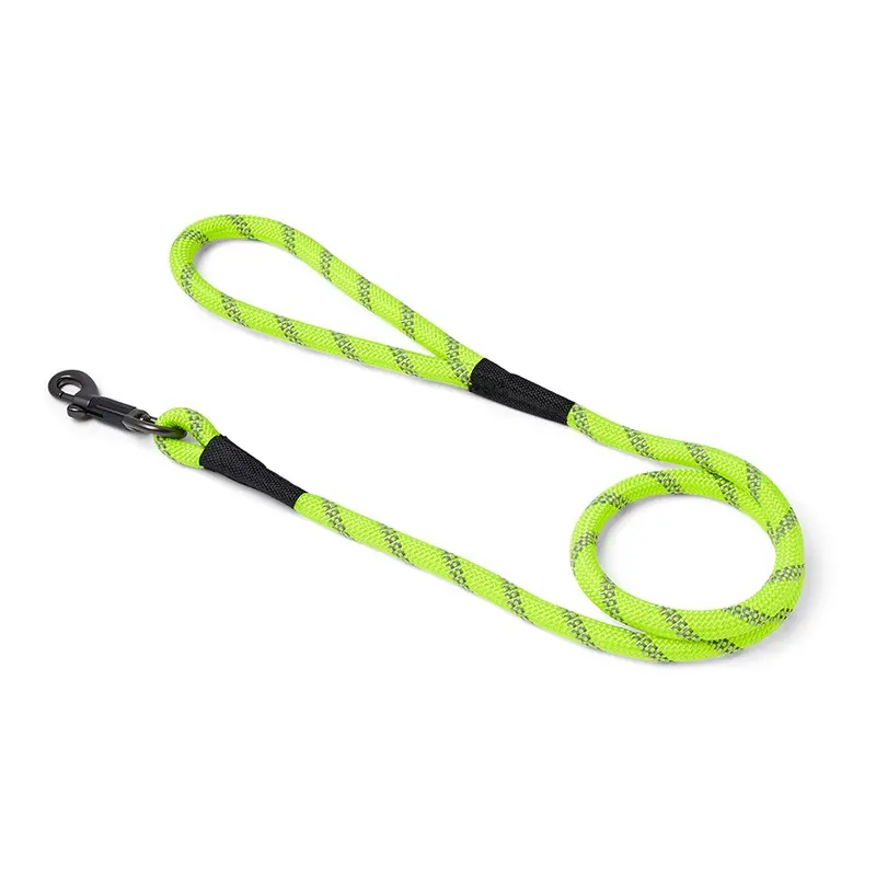 Pets At Home Reflective Neon Rope Dog Lead Yellow