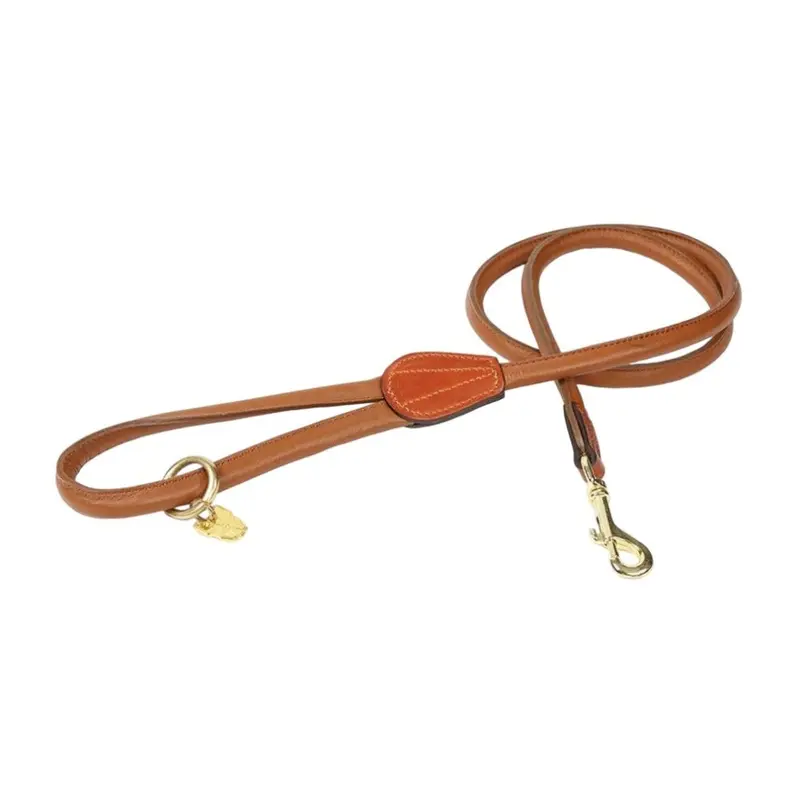 Digby & Fox (One Tan) Rolled Leather Dog Lead 110Cm