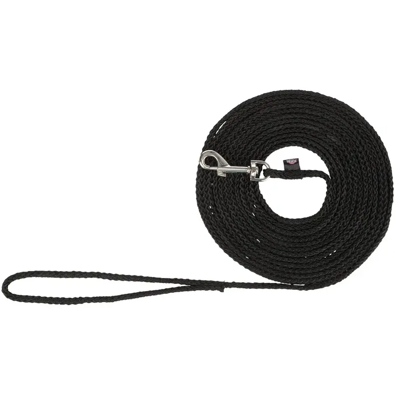 Trixie Schleppleine, 5 m/ 5 mm, schwarz