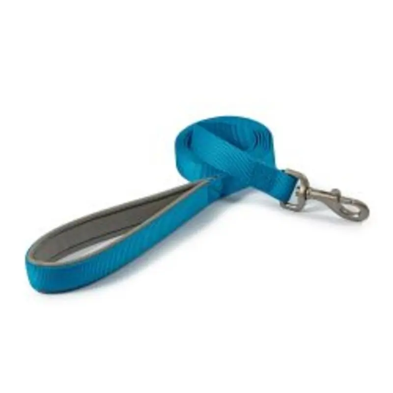 Ancol Viva Padded Dog Lead - X 100Cm Blue 1.2Cm