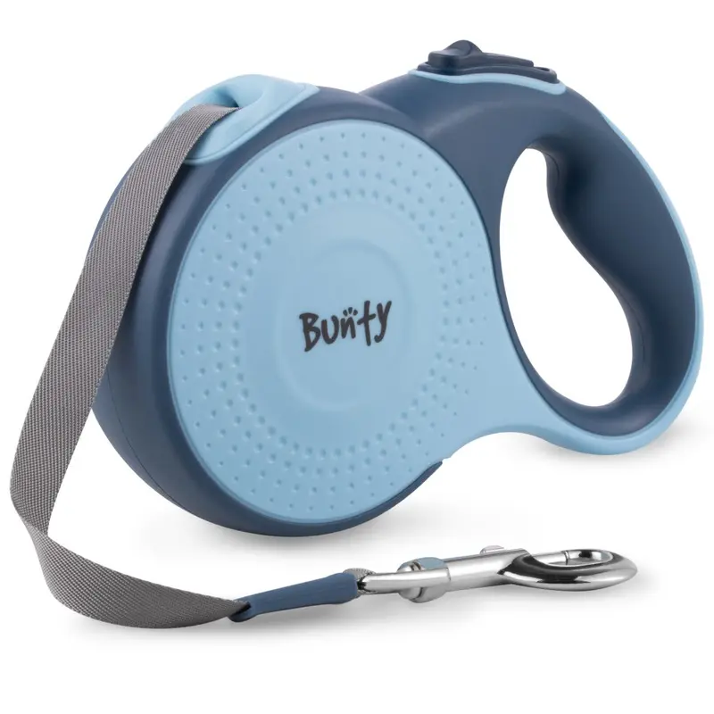 New Bunty (, 8M) Retractable Dog Lead, Tangle Free Blue 8M