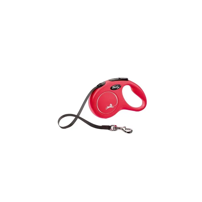 New Flexi (5M, ) Classic Retractable Dog Lead Red Small