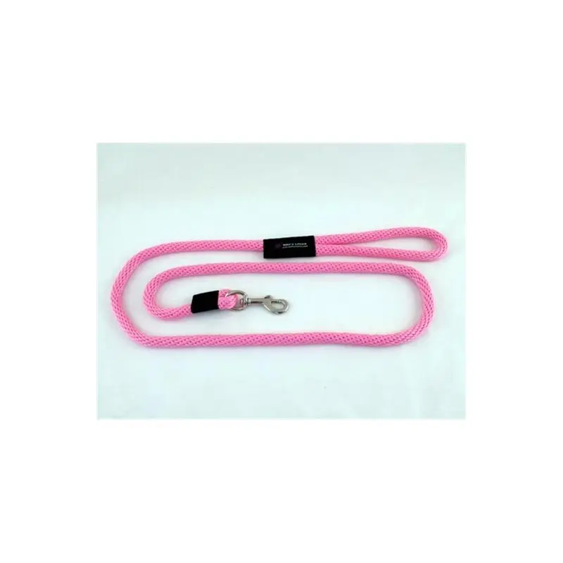 Soft Lines Pink P10608hot Dog Snap Leash 0.37 In. Diameter By 8 Ft. - Hot 0.37In