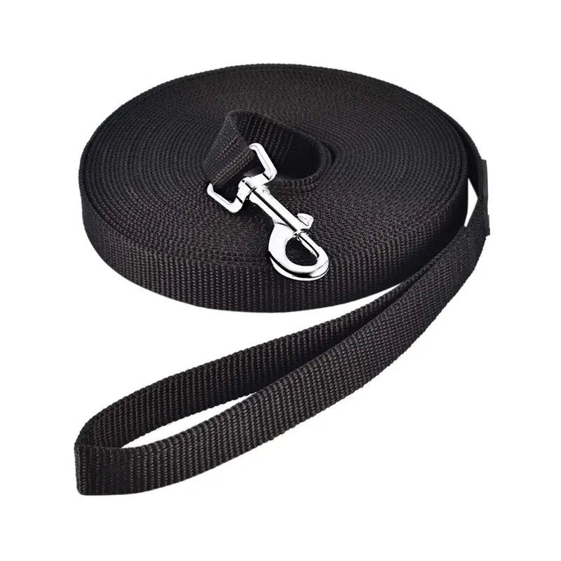 Zeuxo Black Pet Leash Outdoor Training Durable Anti-Tangle 10M