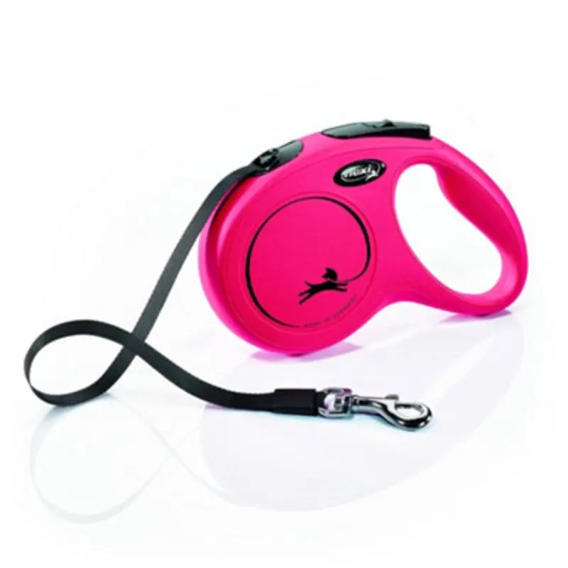 Flexi New Classic Tape Retractable Medium 5M Dog Leash/Lead 1-25Kg Red