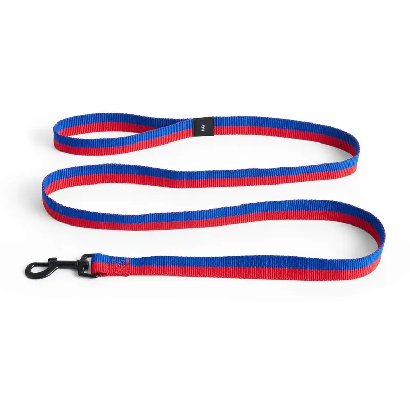 Hay Blue Dogs Leash - Red And / Flat New, Rare And Exclusive Designer Pets