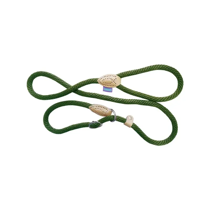 Hemmo & Co Unisex Green 60 Inch Thin Rope Slip Lead