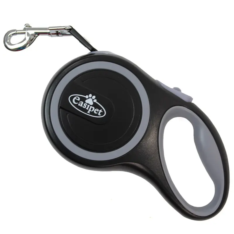 Actiaspet Grey Retractable Dog Lead Training Pet Leash Extendable 8M
