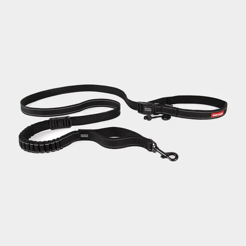 Ezydog Unisex Road Runner Adjustable Dog Lead, Black