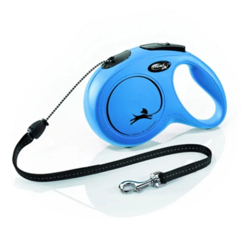 Flexi New Classic Cord Retractable Medium 8M Dog Leash/Lead 1-20Kg Blue