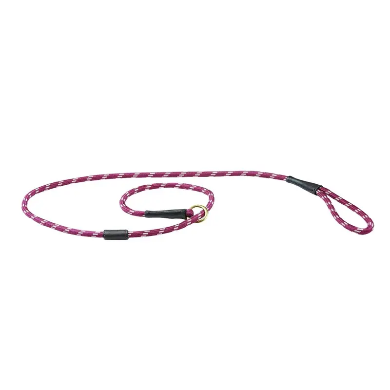New Weatherbeeta (1.8M, Burgundy/Brown) Rope Leather Slip Dog Lead Brown 1.8M