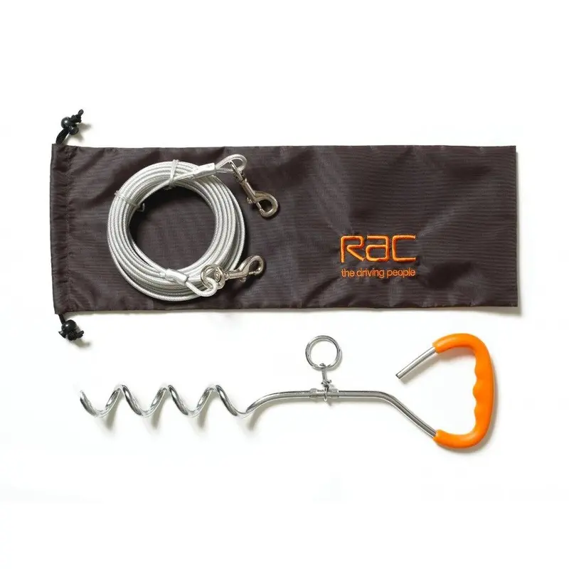 Rac Tie Out Stake And Cable Kit - Single
