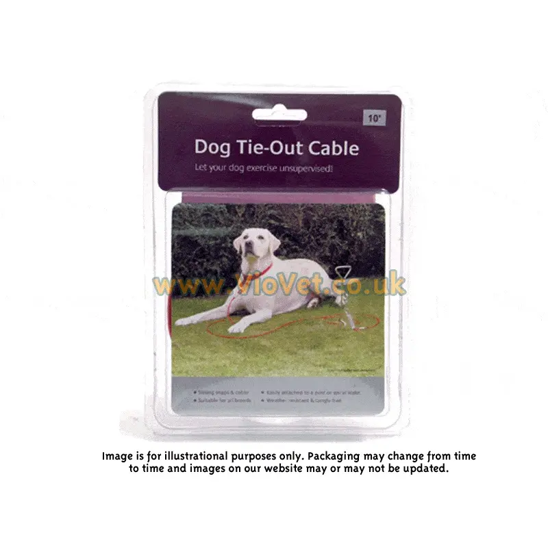 Rosewood Yard Dog Tie-Out Cable - 15Ft