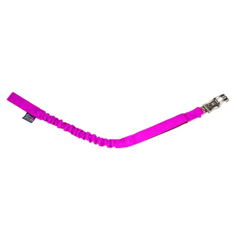 Shires Unisex Pink Bungee Breakaway Trailer Tie