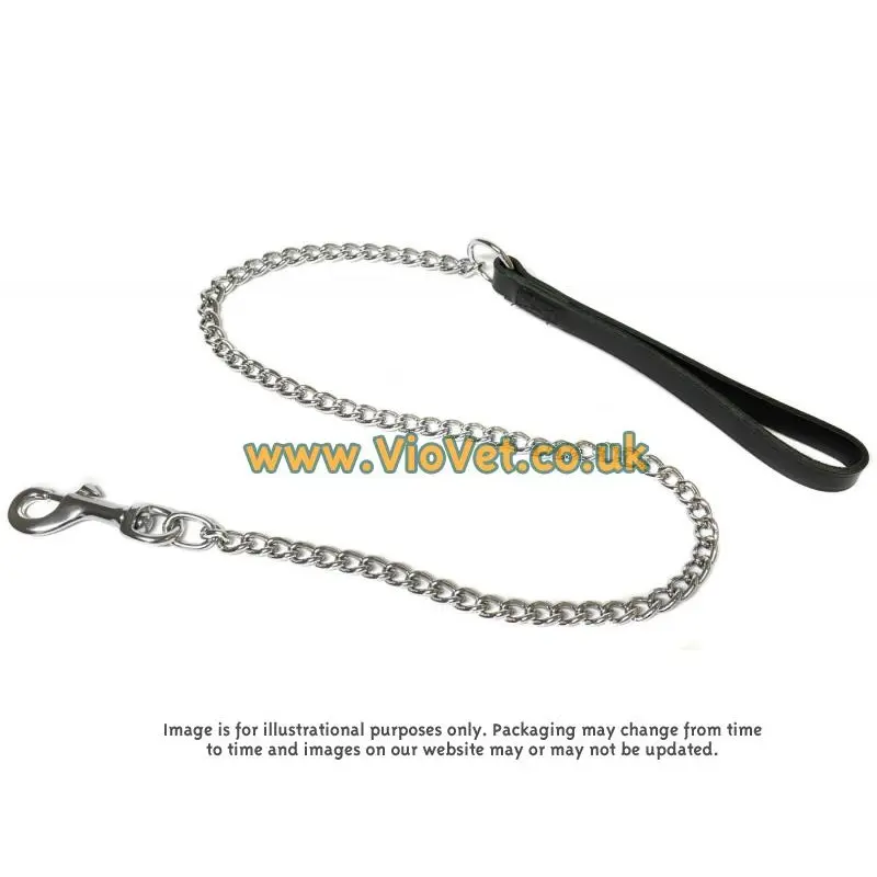 Ancol Dog Chain Lead - Heavy - Black 91Cm