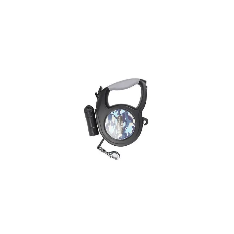 Black 8M/50Kg Dog Lead Leash Strongs Retractable Extendables Lockable