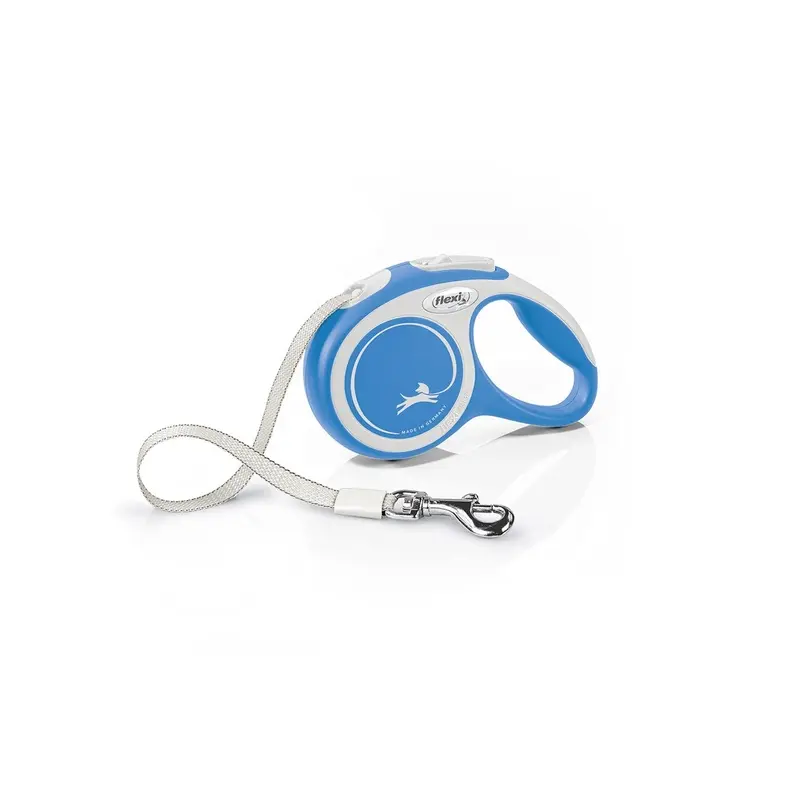 Flexi New Comfort Tape Dog Lead 5M - Blue Large