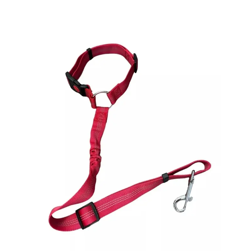 Red (Red) Headrest Anti Shock Pet Dog Car Seat Belt Bungee Lead Travel Safety Harness