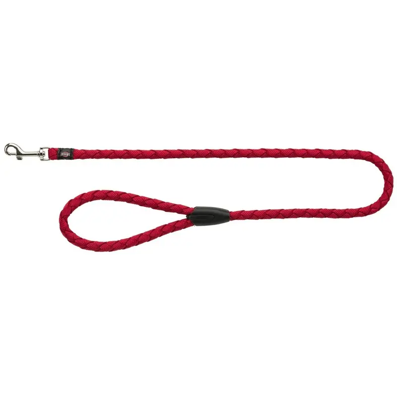 Trixie Cavo Leash - M/ 12 Mm Red Size 1.00
