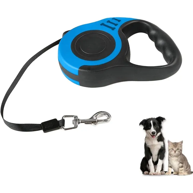 Blue Dog Leash, 5M Retractable Dog Leash, For, And Dogs, Small