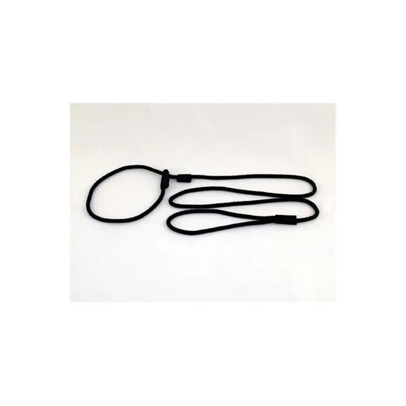 Soft Lines Black P20406 Dog Slip Leash 0.25 In. Diameter By 6 Ft. Small